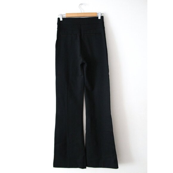 Spanx The Perfect Pant 34"/ Small Tall / Black High Rise Flare Work Ponte - Picture 5 of 7